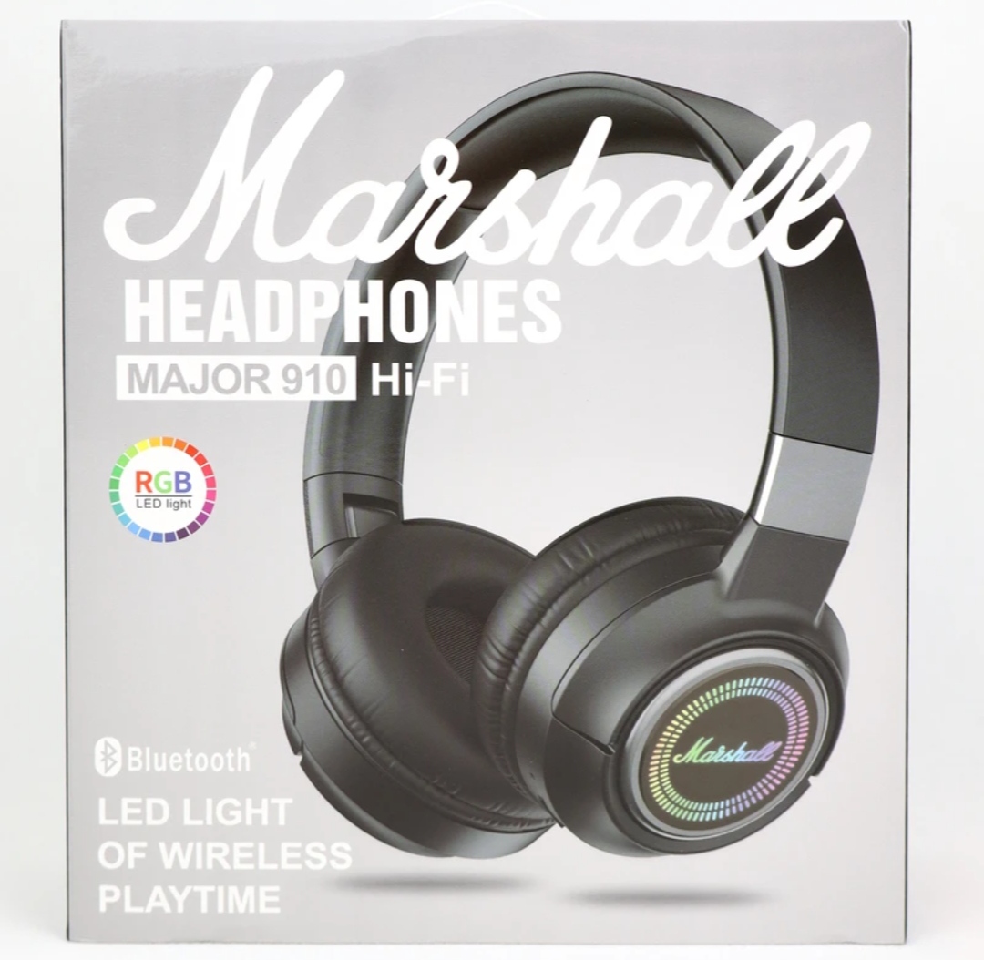هدفون بی سیم مارشال  MAJOR 910 hifi rgb